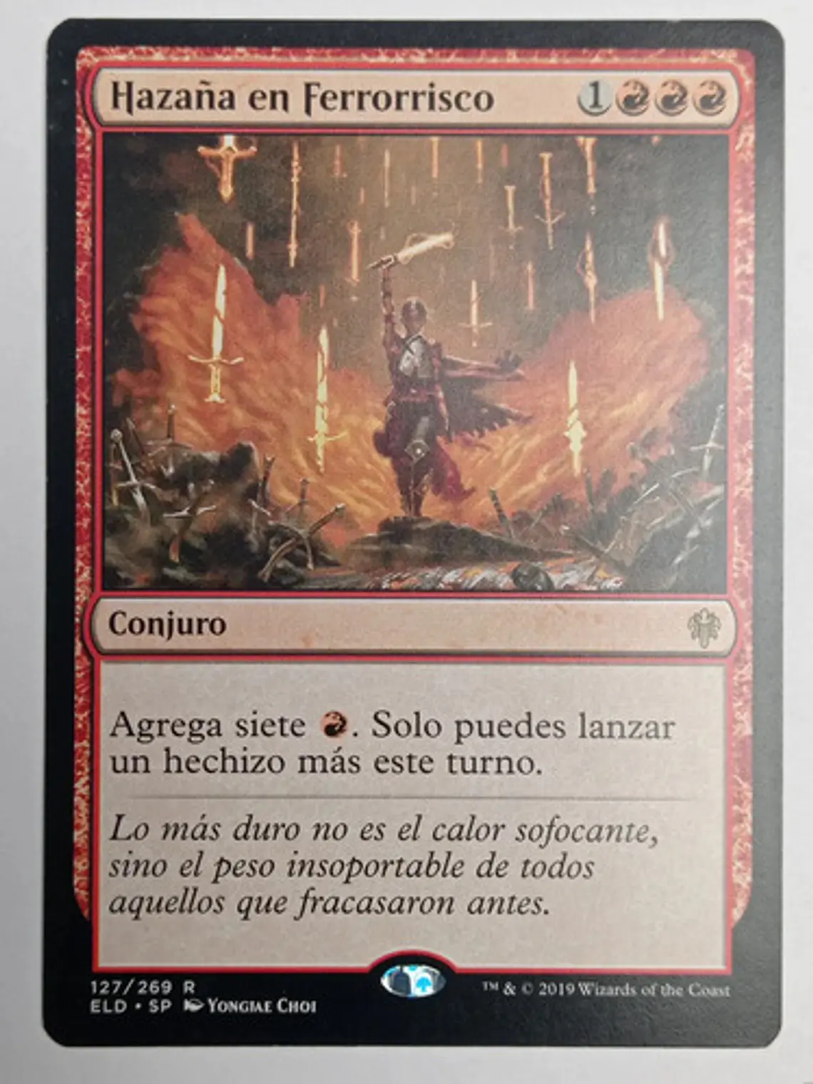 Carta Magic Hazaña En Ferrorrisco [eldraine] Mtg 1