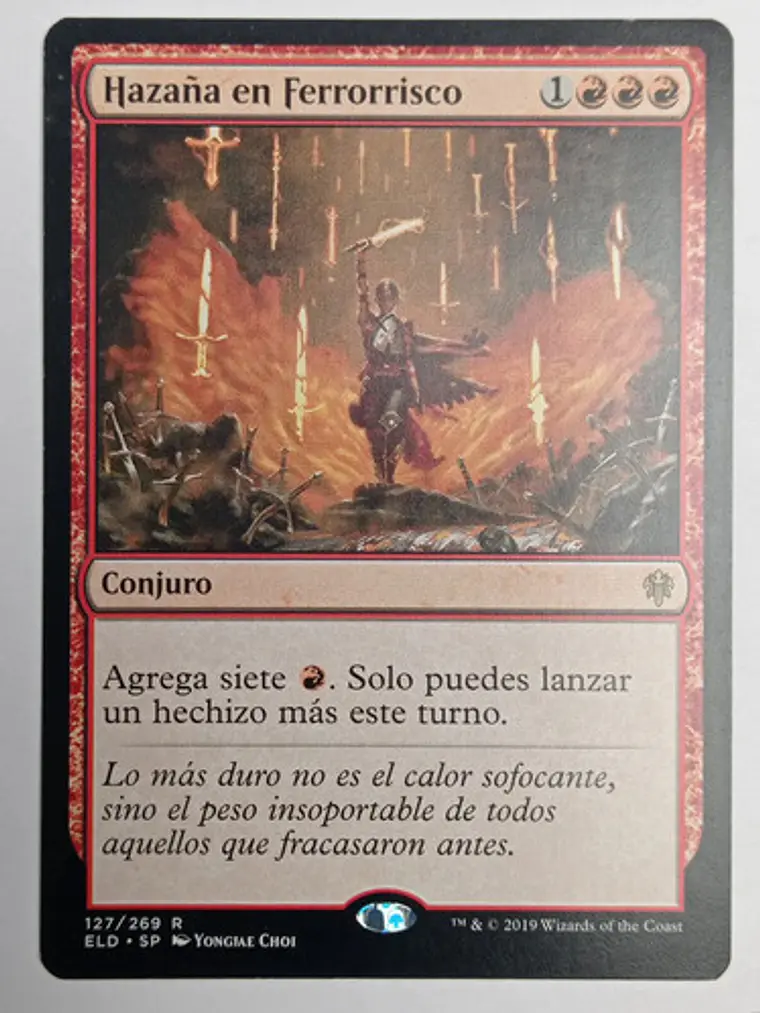 Carta Magic Hazaña En Ferrorrisco [eldraine] Mtg 1