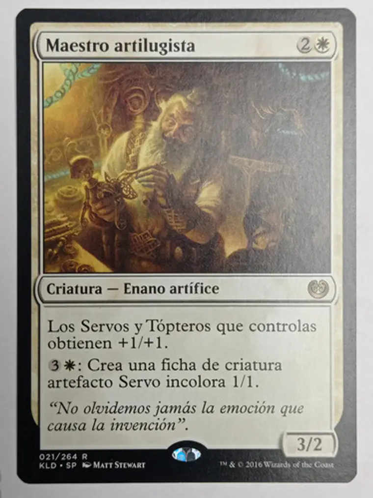 Carta Magic Maestro Artilugista [kaladesh] Mtg 1