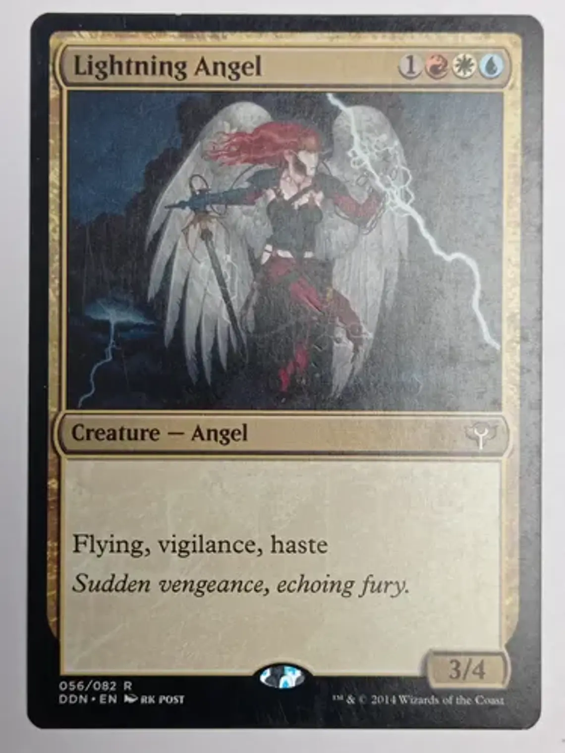 Carta Magic Lightning Angel [speed Vs Cunning] Mtg 1