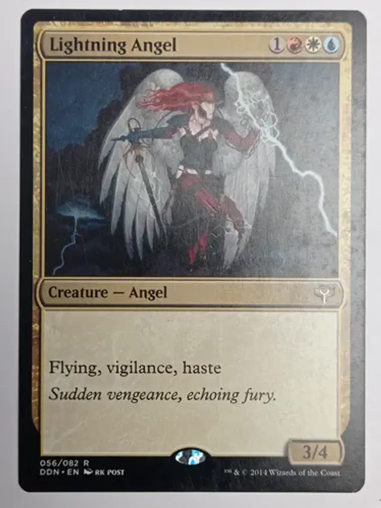 Carta Magic Lightning Angel [speed Vs Cunning] Mtg 1