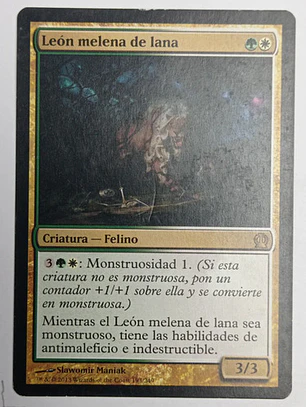 Carta Magic Leon De Melena De Lana [theros] Mtg