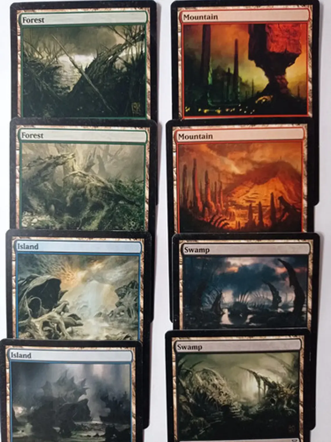 Magic The Gathering Lands 8x Mix Time Spiral Mtg 1