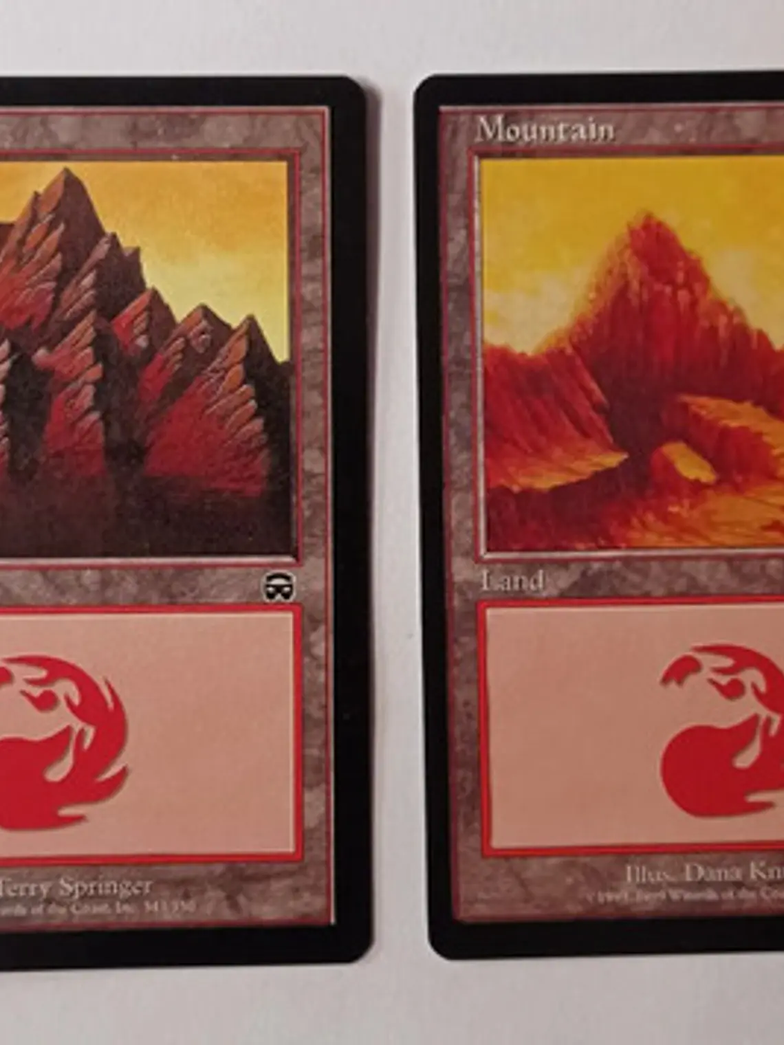 Magic The Gathering Lands 2x Mountain Mercadian Masques Mtg 1