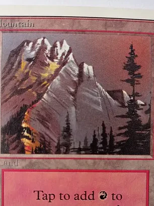 Magic The Gathering Lands 1x Mountain Unlimited Mtg