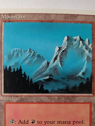 Magic The Gathering Lands 1x Mountain 4ta Ed Mtg