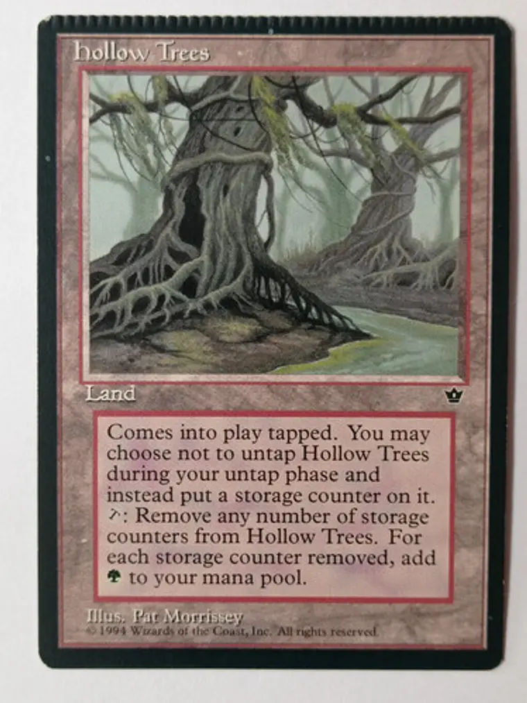 Magic The Gathering Lands 1x Hollow Trees Fallen Empires Mtg 1