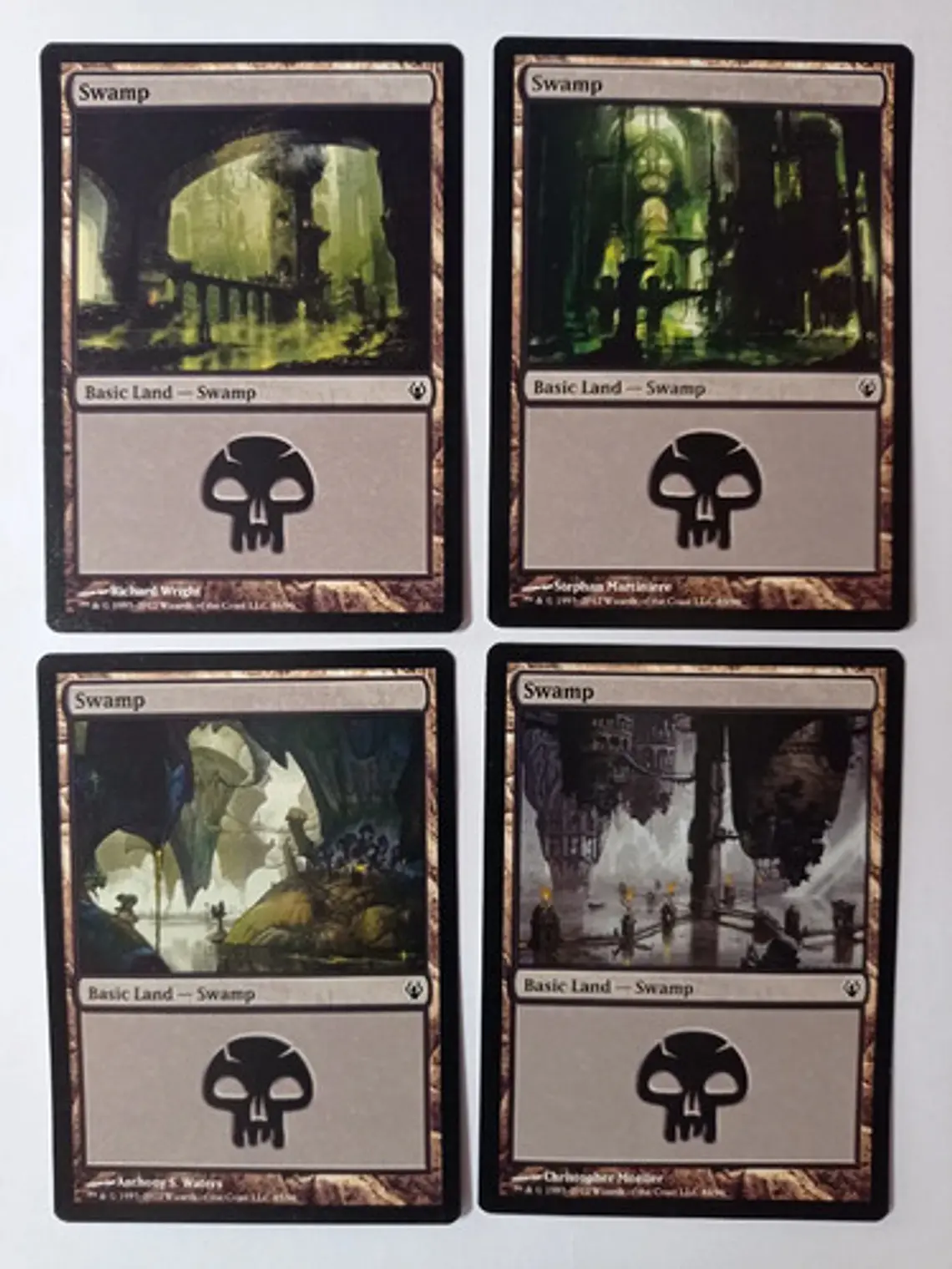 Magic The Gathering Lands 4x Swamp Izzet Vs Golgari Mtg 1