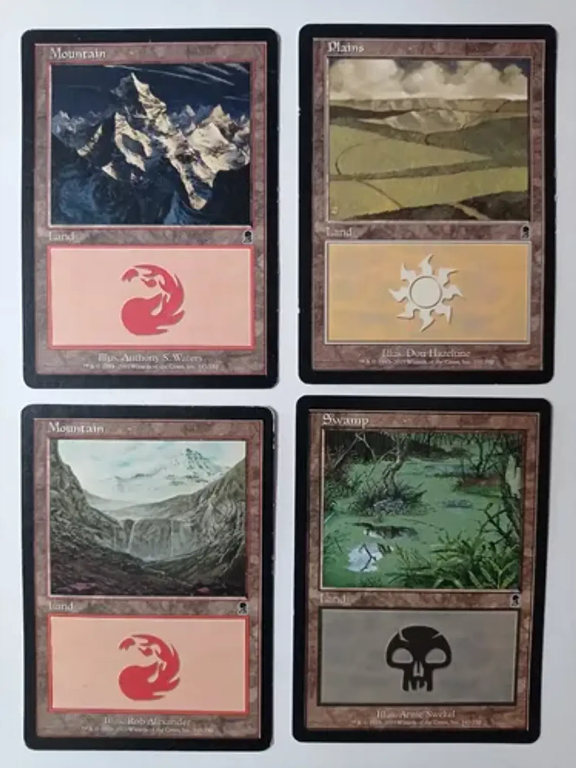 Magic The Gathering Lands 4x Mix Odyssey Mtg 1