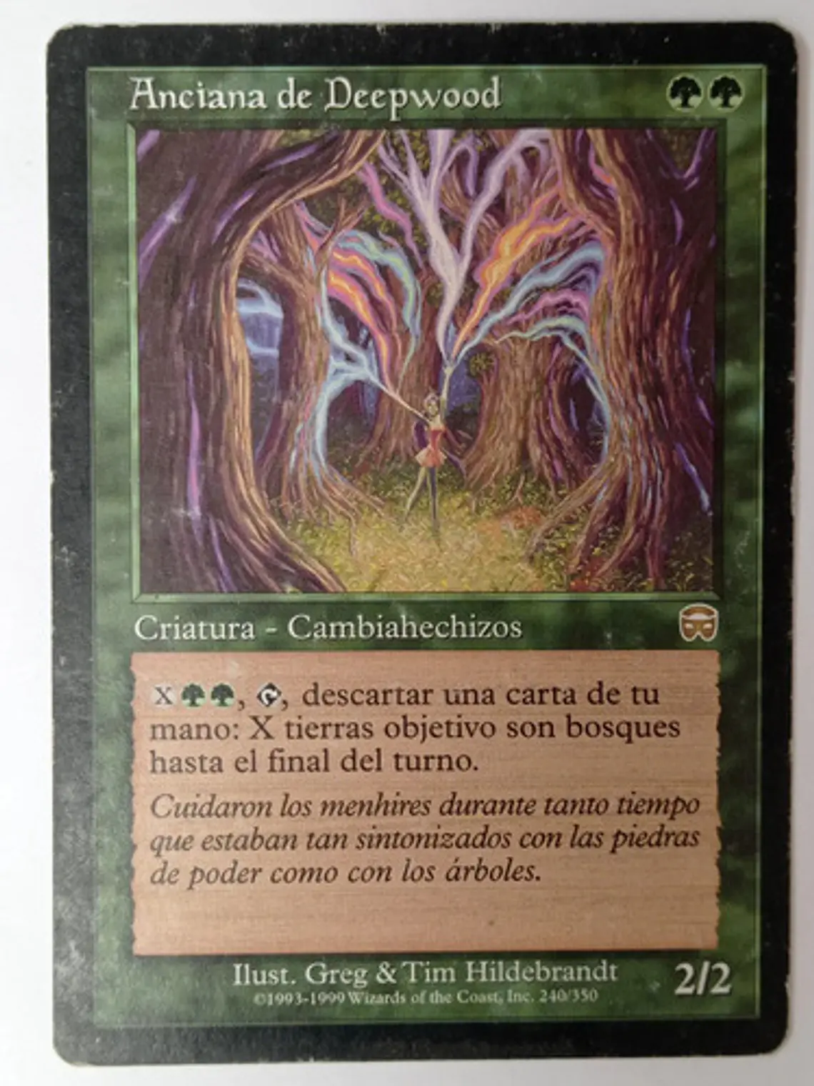 Anciana De Deepwood [mercadian Masques] 1