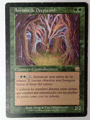Anciana De Deepwood [mercadian Masques]