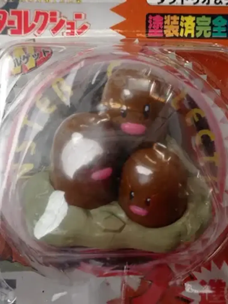 Diglett Y Dugtrio 1998 Tomy Pokemon Nintendo 4