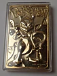 Placa Mewtwo 1999 Pokemon Nintendo Bañada Oro Placa Mewtwo - Miniatura 1