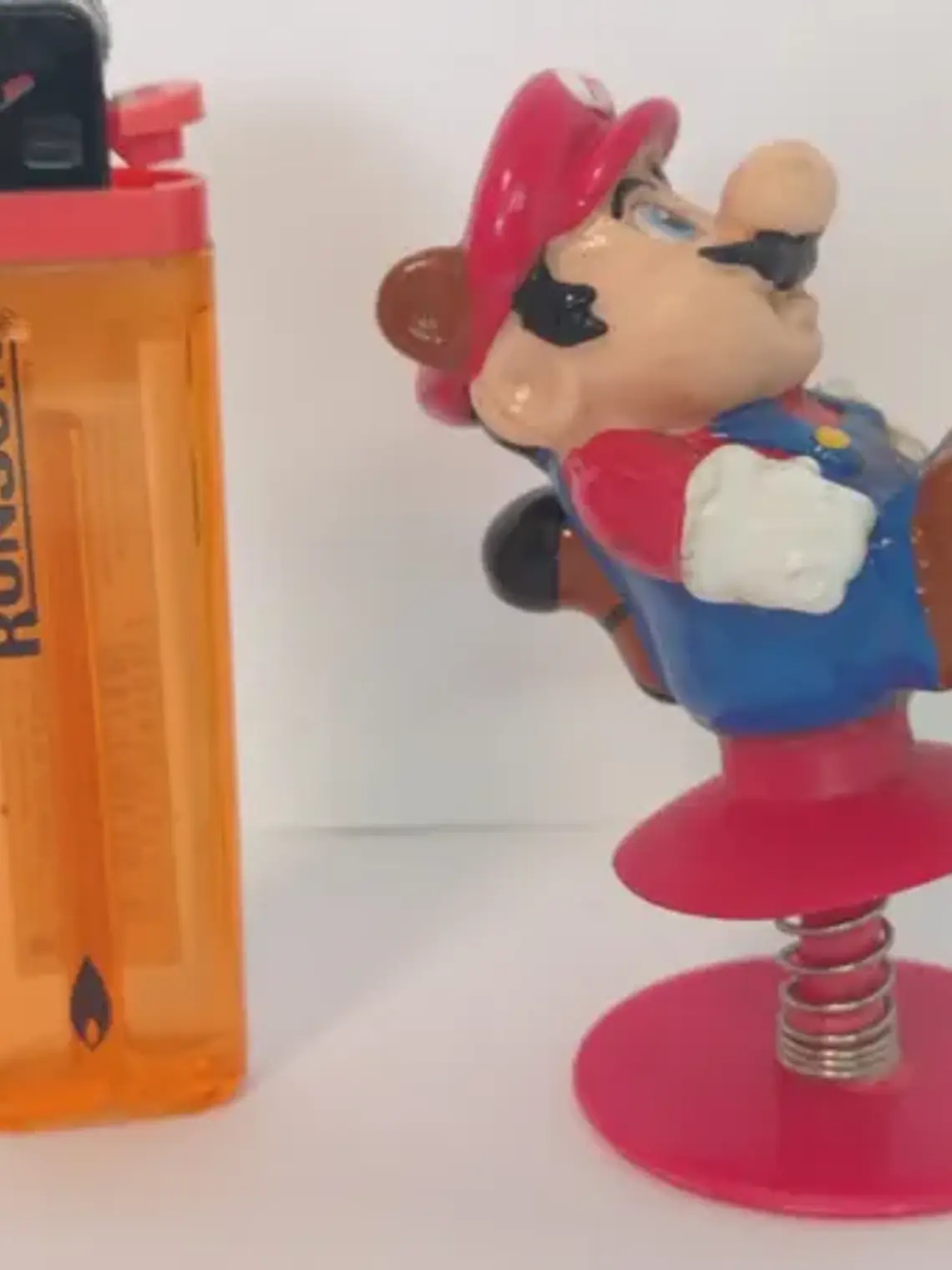 Tanooki Mario 1989 Figura Mini Nintendo Mcd Mario Bros 4