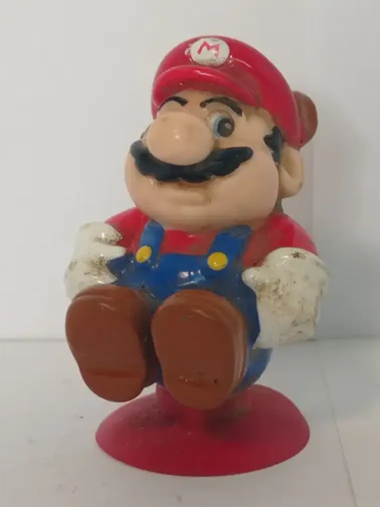 Tanooki Mario (detalle) 1989 Figura Mini Nintendo Mario Bros 1