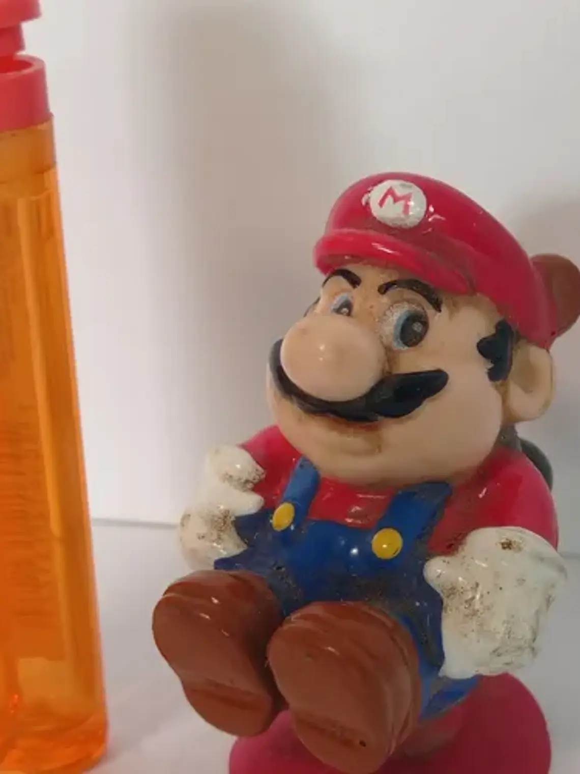 Tanooki Mario (detalle) 1989 Figura Mini Nintendo Mario Bros 3
