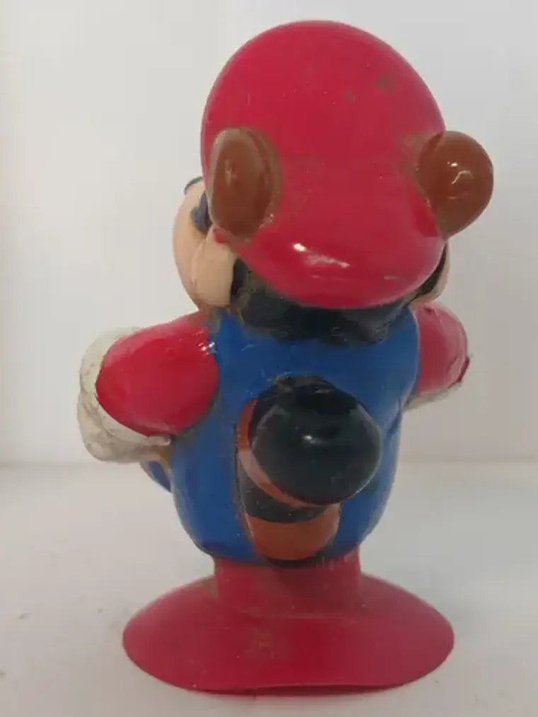 Tanooki Mario (detalle) 1989 Figura Mini Nintendo Mario Bros 6