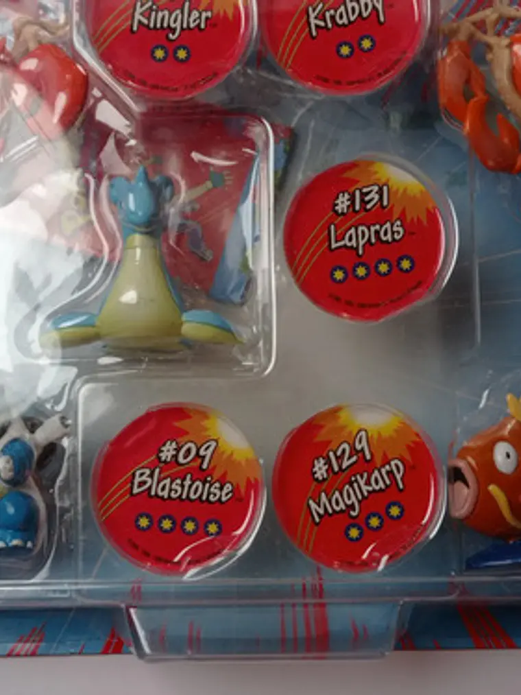 Kingler + Krabby + Magikarp + 1999 Hasbro Pokemon Nintendo 5