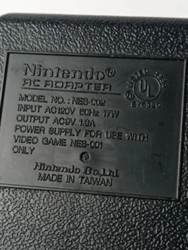 Adaptador Electrico 120v Nes Original Nintendo Nes-002 1