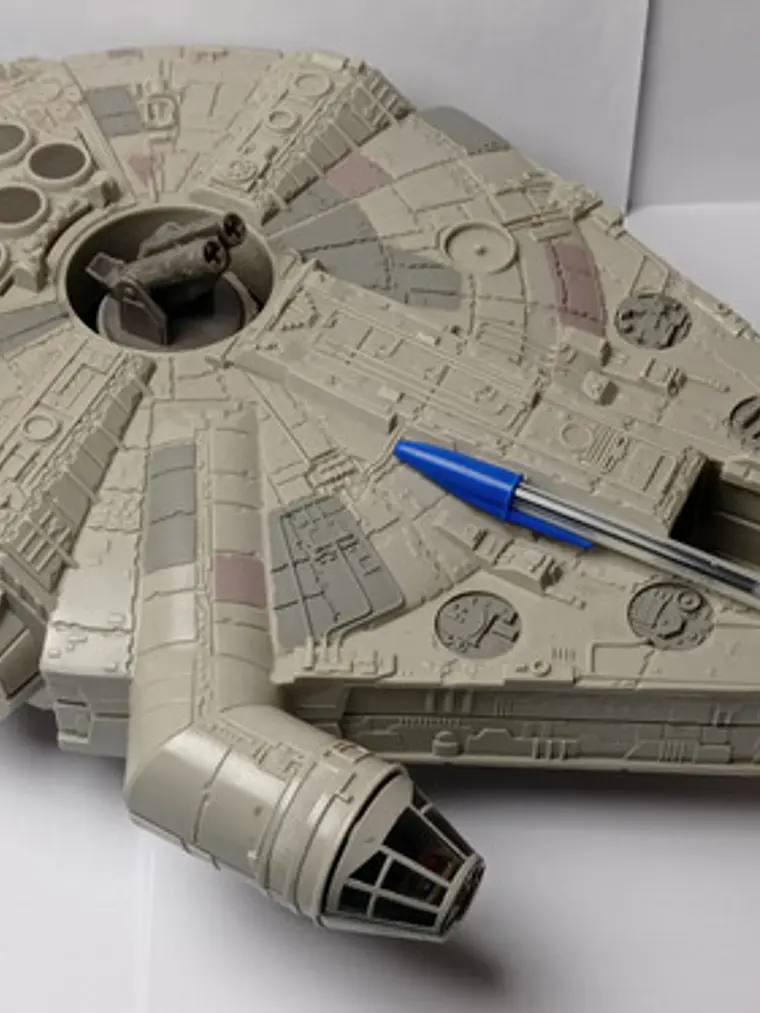 Millennium Falcon Playset 1995 Star Wars Micro Machines Gris 2