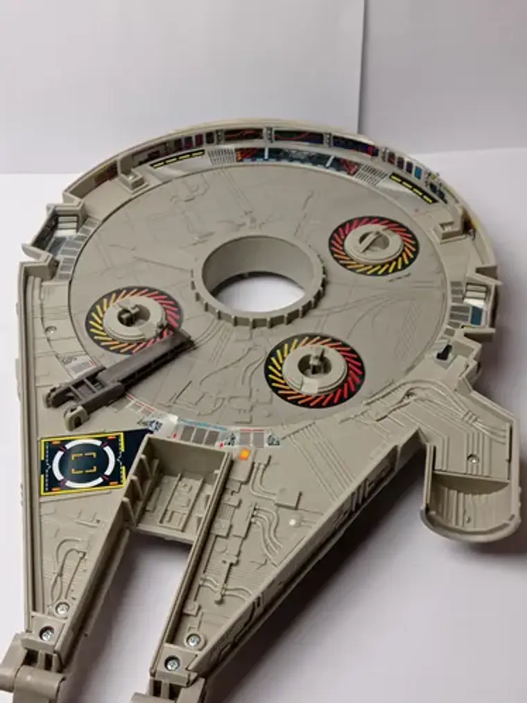 Millennium Falcon Playset 1995 Star Wars Micro Machines Gris 6