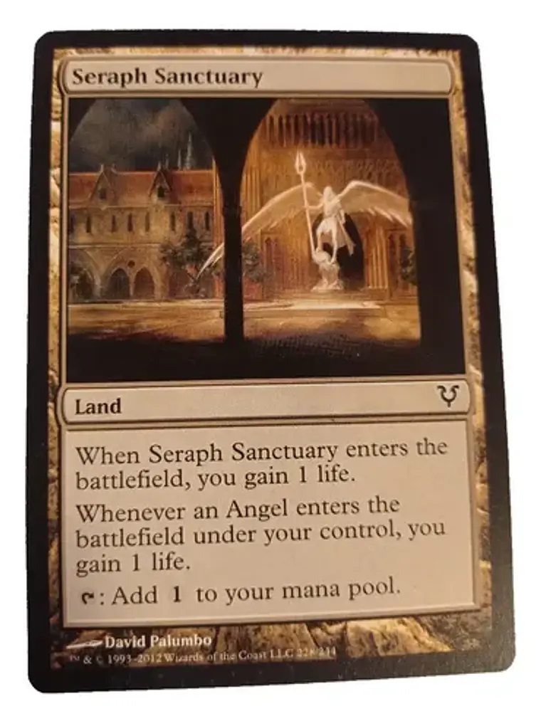 Carta Magic Seraph Sanctuary [avacyn] Mtg Angel Land 1