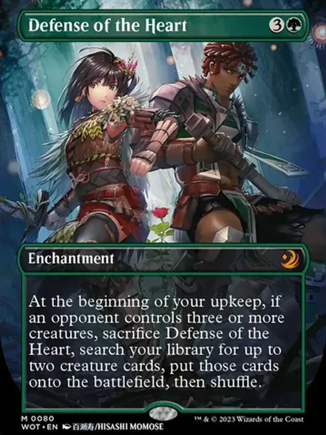 Carta Magic Defense Of The Heart [eldraine] Mtg 1