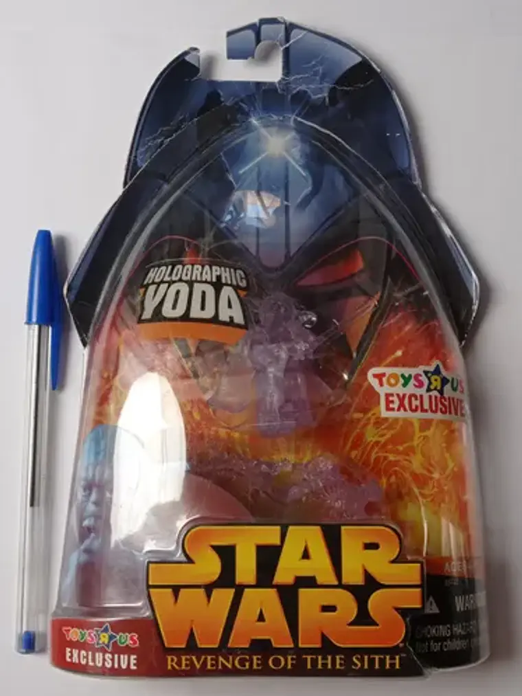 Holographic Yoda 2005 Hasbro Star Wars Revenge Of The Sith 2