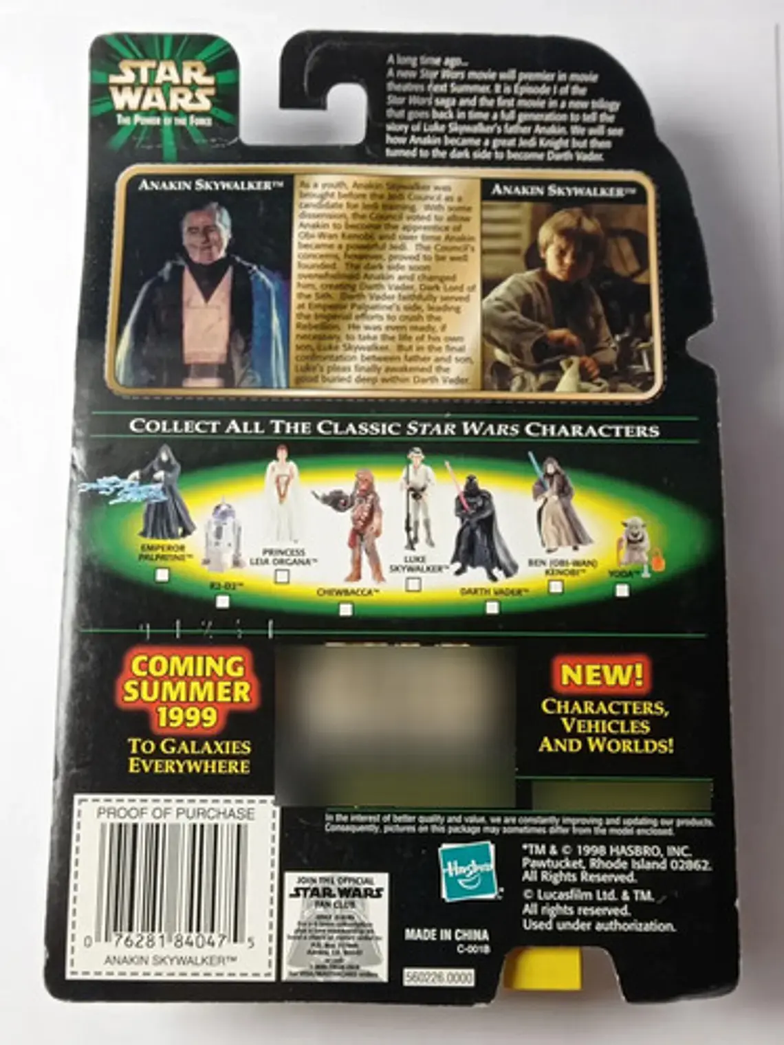 Anakin Skywalker 1998 Power Of The Force 5