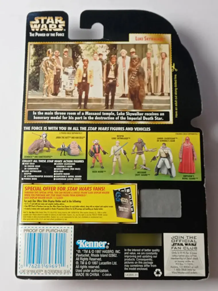 Luke Skywalker 1997 Star Wars Power Of The Force 6