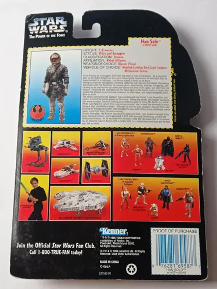 Han Solo In Hoth Gear 1995 Star Wars Power Of The Force 5