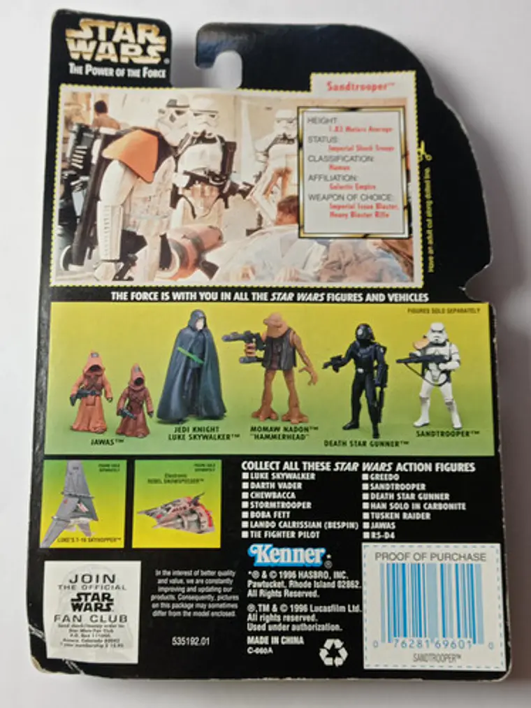 Sandtrooper 1996 Star Wars Power Of The Force 5