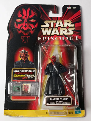 Darth Maul 1998 Star Wars Episode 1 Hasbro Commtech