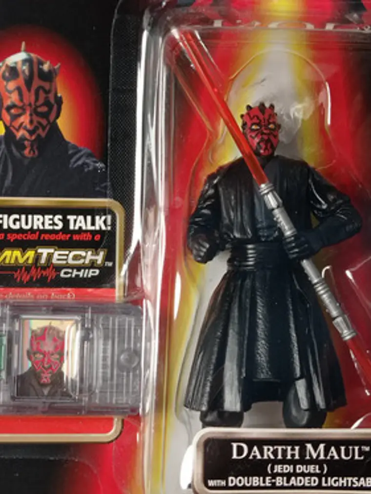 Darth Maul 1998 Star Wars Episode 1 Hasbro Commtech 3