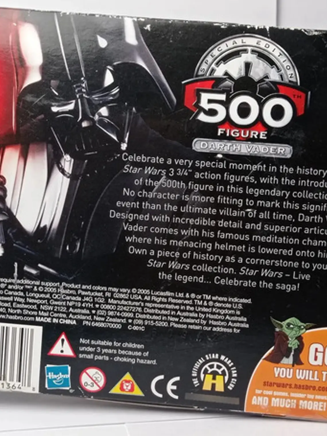 Darth Vader Special Ed 500th 2005 Star Wars Hasbro 7
