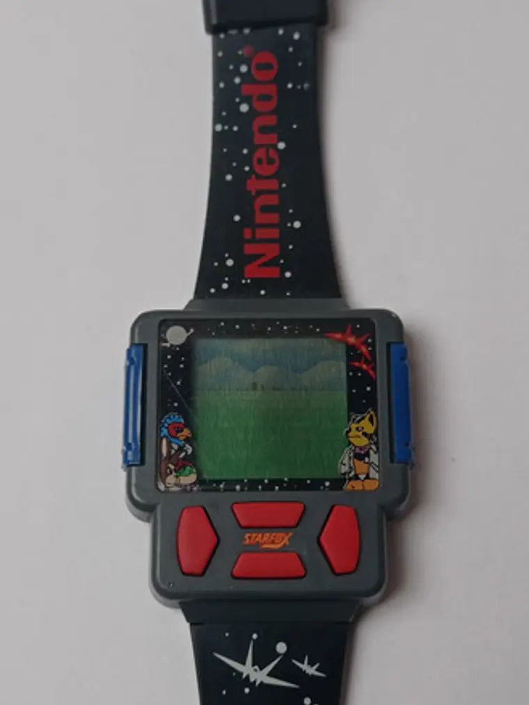 Reloj Star Fox (detalle) 1993 Nintendo Nelsonic 3