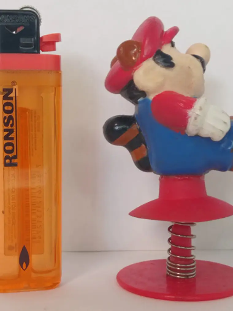 Tanooki Mario 1989 Figura Mini Nintendo Mcd Mario Bros 6