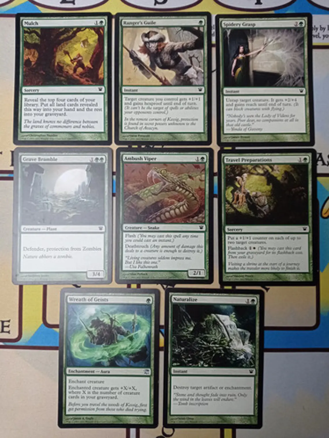 Pack 8 Cartas Magic Innistrad Green 1