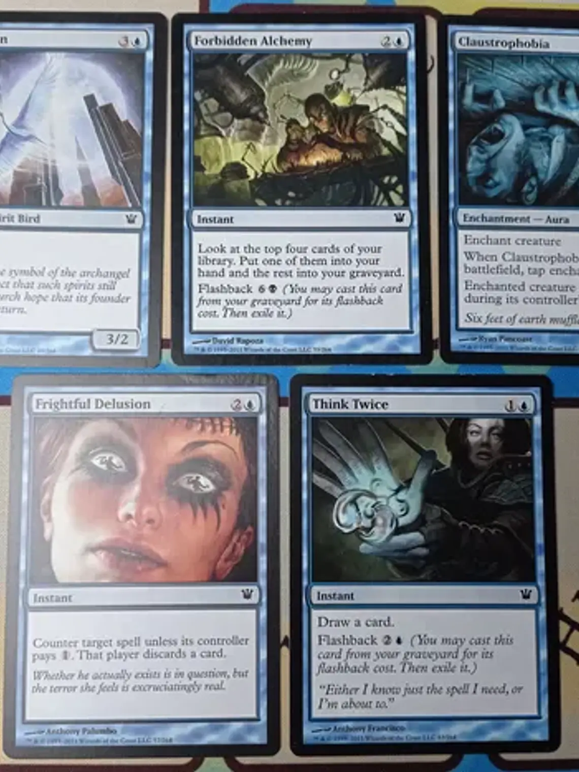 Pack 5 Cartas Magic Innistrad Blue 1