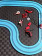 Carrera First Nintendo Mario Kart Slot Car Race Track - Miniatura 1