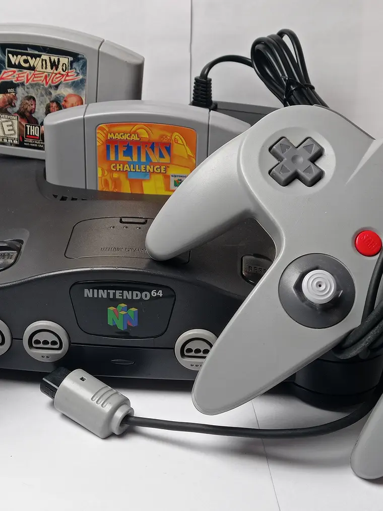 Consola Nintendo N64 Mod RGB + Cable AV + Control 220v 1