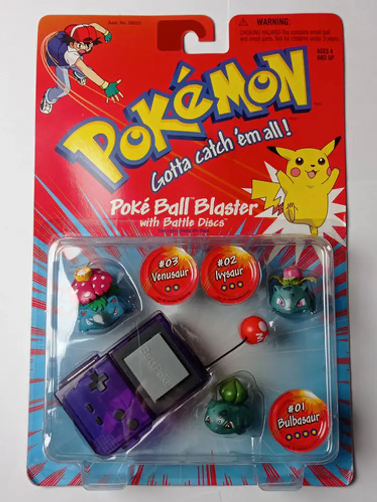 Bulbasaur + Ivysaur + Venusaur 1999 Hasbro Pokemon Nintendo 1