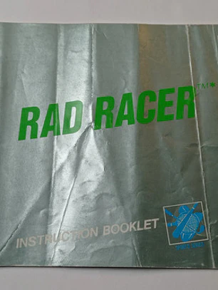 Manual De Rad Racer 1987 Nes Nintendo