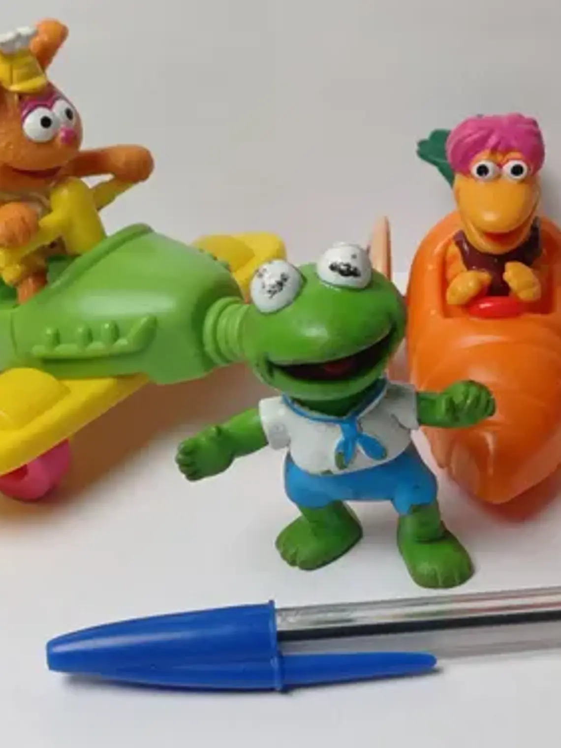 Set 4x Muppets 80s-90s Mcd Rene Gonzo Fozzie Gobo 3