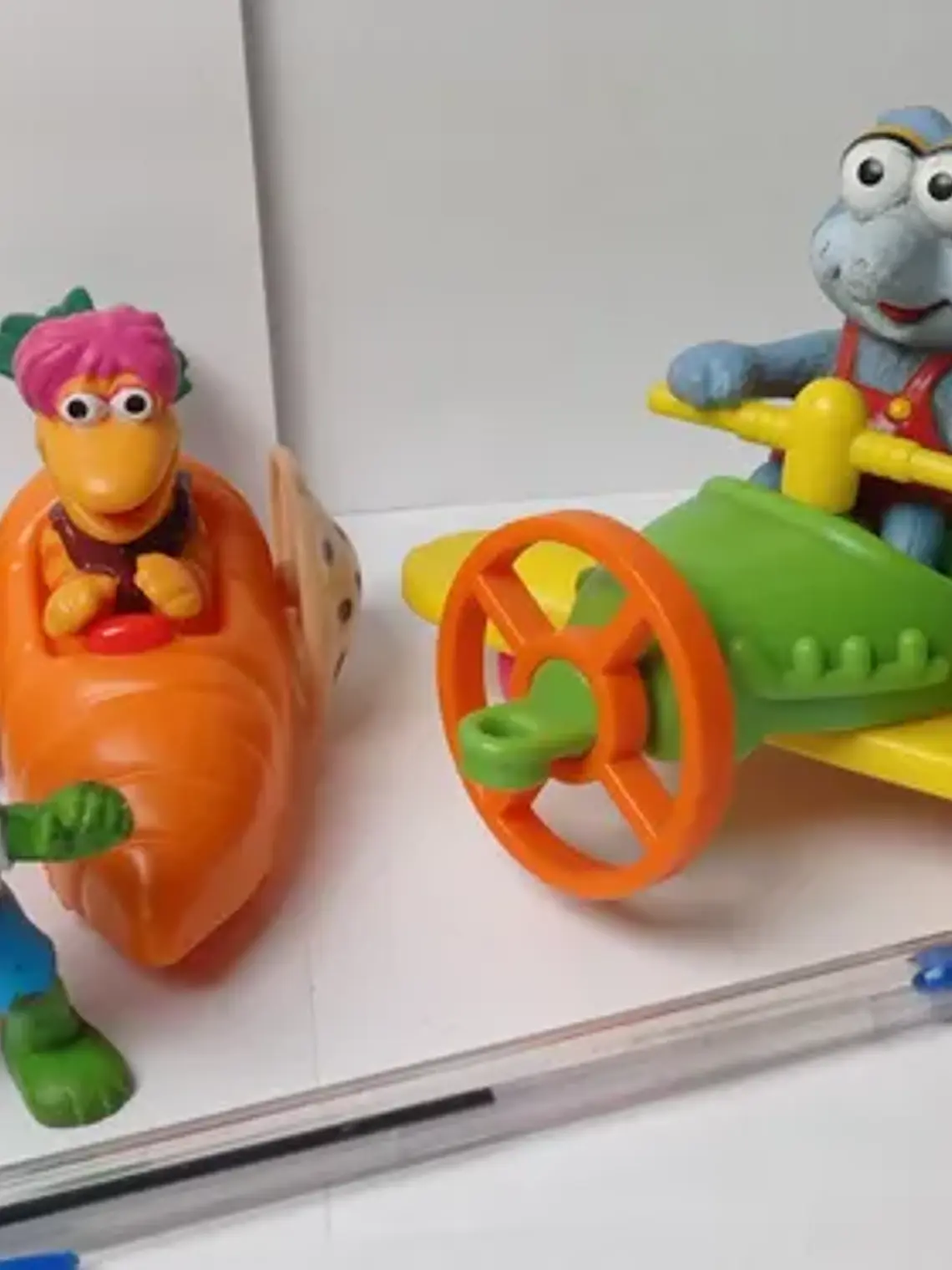 Set 4x Muppets 80s-90s Mcd Rene Gonzo Fozzie Gobo 4