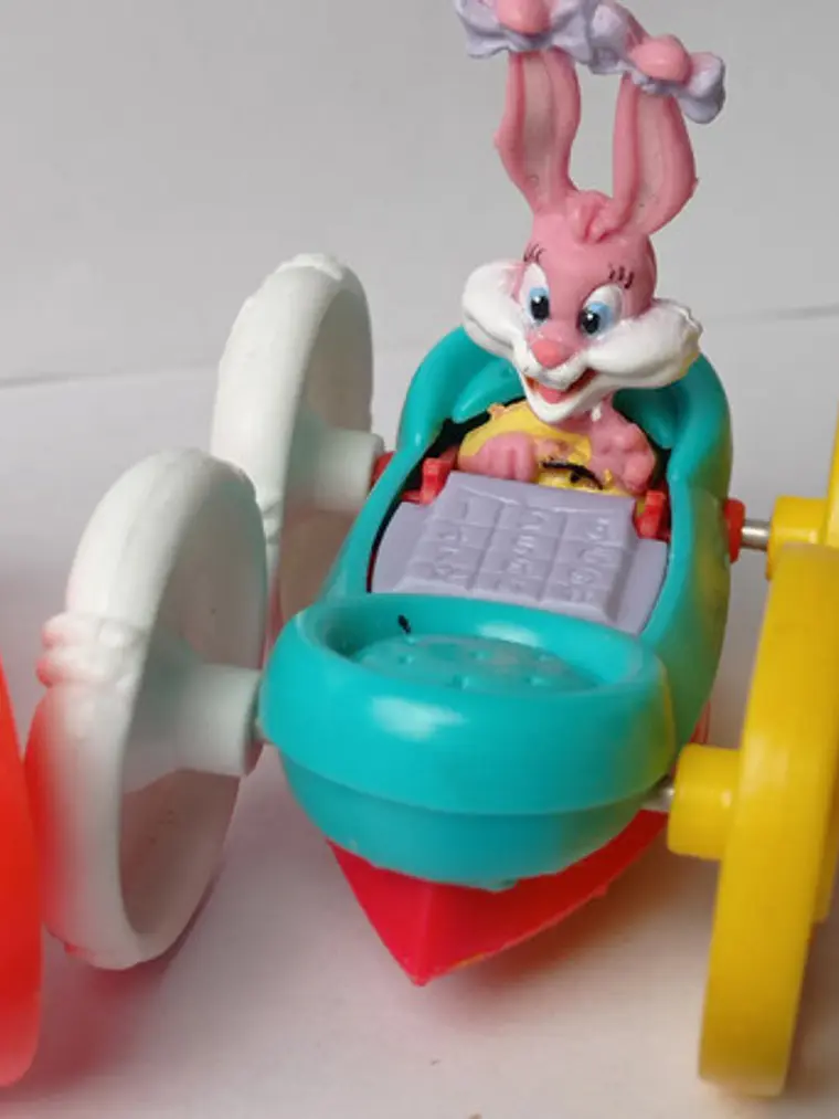Set 3x Looney Tunes 1986 Mcd Porky Gogo Dodo Babsy Plucky 5