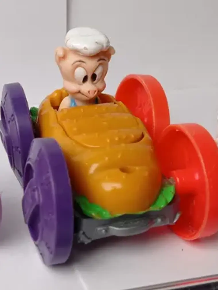 Set 3x Looney Tunes 1986 Mcd Porky Gogo Dodo Babsy Plucky 6