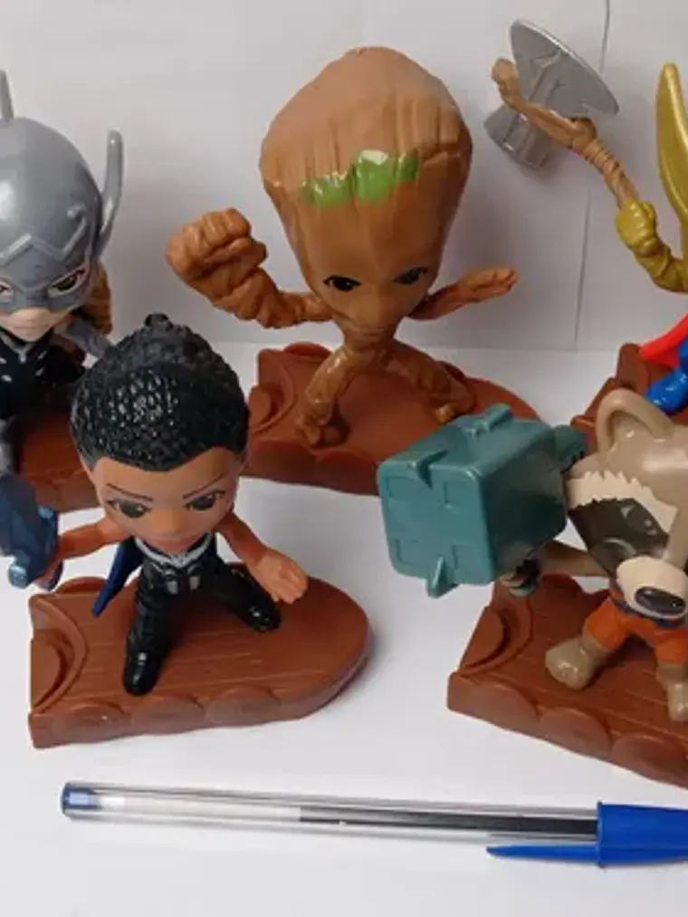 Set 5x Thor Marvel 2022 Mcd Groot Rocket Raccoon 2