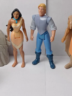 Set 6x Pocahontas 1996 Burger King John Smith Meeko Powatan