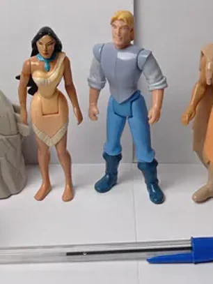 Set 6x Pocahontas 1996 Burger King John Smith Meeko Powatan